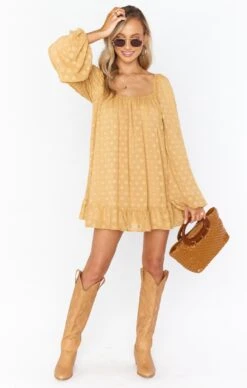 Show Me Your Mumu Briar Mini Dress ~ Gold Dot 12 Show Me Your Mumu Briar Mini Dress ~ Gold Dot -Show Me Your Mumu Sales MF1 4829 QT33 05