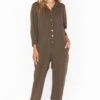 Show Me Your Mumu Fargo Jumpsuit ~ Olive -Show Me Your Mumu Sales MF1 4832 DL51 01