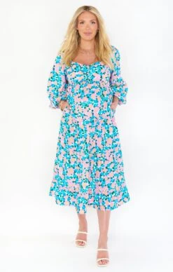 Show Me Your Mumu Mandi Midi Dress ~ Violets Garden -Show Me Your Mumu Sales MF1 5090 LM87 01 2 1d3b7407 6750 4811 8080 d99512a1ab0b