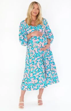 Show Me Your Mumu Mandi Midi Dress ~ Violets Garden -Show Me Your Mumu Sales MF1 5090 LM87 01 9b2edab7 649d 4f29 b711 eea602e8e819