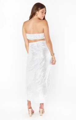 Show Me Your Mumu Micro Tube Top ~ White Confetti -Show Me Your Mumu Sales MF2 4667 WO69 02