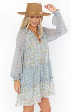 Show Me Your Mumu Birdie Mini Dress ~ Primrose Print Mix -Show Me Your Mumu Sales MF2 4758 PP34 03