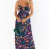 Show Me Your Mumu Codie Cut Out Dress ~ Mosaic Magic Luxe Satin -Show Me Your Mumu Sales MF2 5327 BX62 01