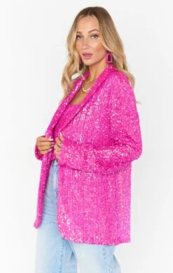 Show Me Your Mumu Dance Blazer ~ Pink Disco Sequin 13 Show Me Your Mumu Dance Blazer ~ Pink Disco Sequin -Show Me Your Mumu Sales MF2 5341 SP92 01 2