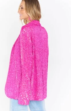 Show Me Your Mumu Dance Blazer ~ Pink Disco Sequin 14 Show Me Your Mumu Dance Blazer ~ Pink Disco Sequin -Show Me Your Mumu Sales MF2 5341 SP92 01 3