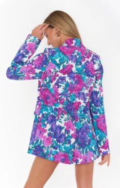 Show Me Your Mumu Ezra Blazer ~ Magenta Blooms -Show Me Your Mumu Sales MF3 5244 BM13 07