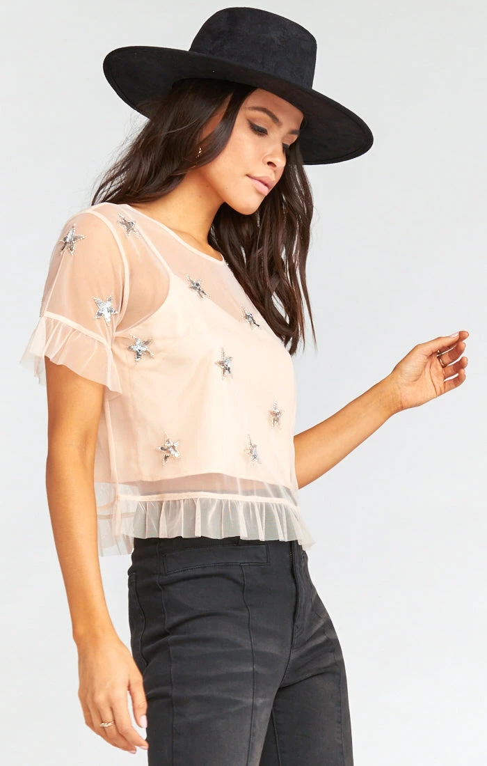 Show Me Your Mumu Jeri Top ~ Shiny Star Sequin 3 Show Me Your Mumu Jeri Top ~ Shiny Star Sequin