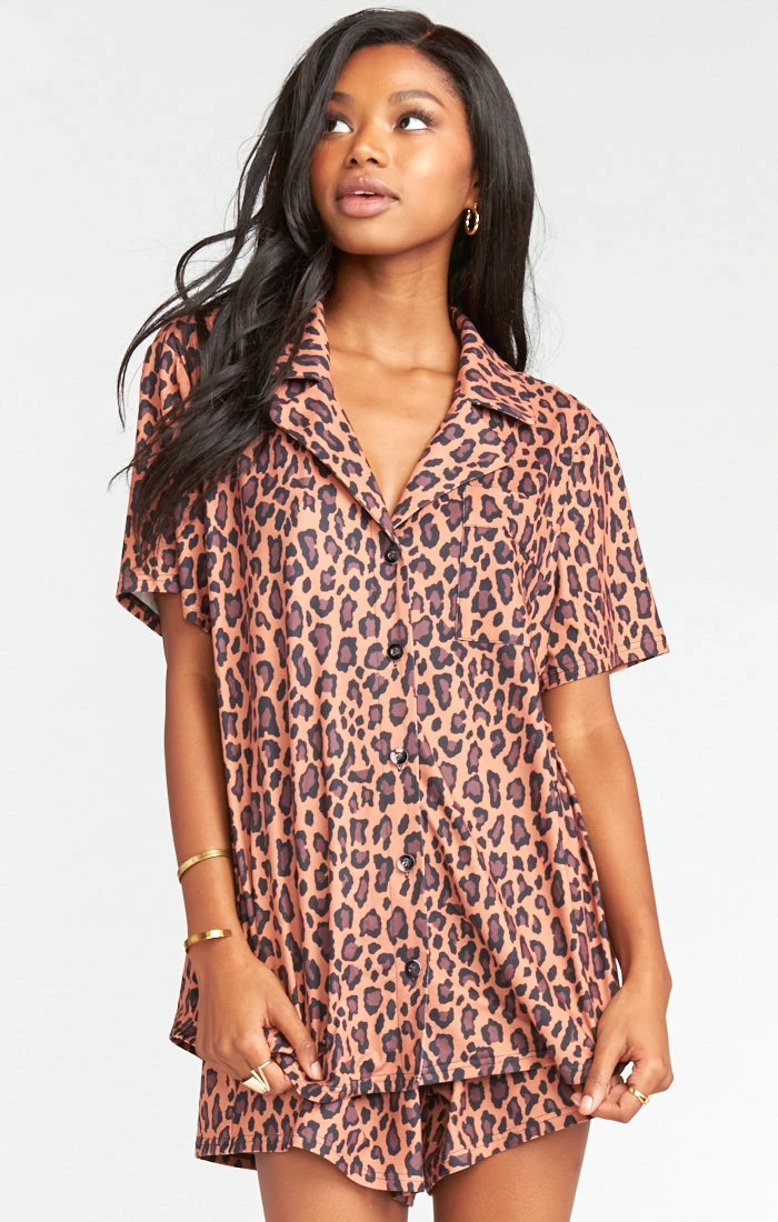 Show Me Your Mumu Sunday Morning Sleep Set ~ Cheetah Fever Print 3 Show Me Your Mumu Sunday Morning Sleep Set ~ Cheetah Fever Print