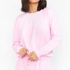 Show Me Your Mumu Sittin Around Set ~ Pink Terry -Show Me Your Mumu Sales MM0 4215 PT20 02