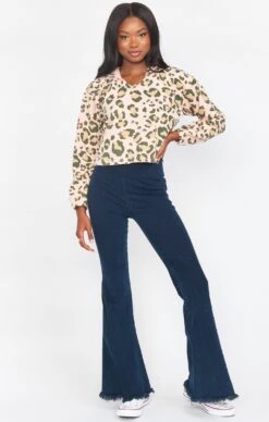 Kit Hoodie ~ Pink Cheetah Girl Terry -Show Me Your Mumu Sales MM0 4219 CS36 04