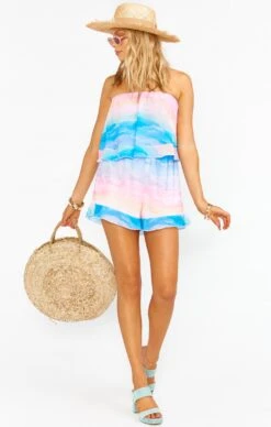 Show Me Your Mumu Thelma Ruffle Romper ~ MUmaid Waves 10 Show Me Your Mumu Thelma Ruffle Romper ~ MUmaid Waves -Show Me Your Mumu Sales MM0 4239 MV02 01