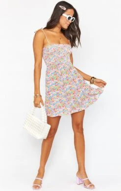 Show Me Your Mumu Liberty Mini Dress ~ Rainbow Fields -Show Me Your Mumu Sales MM0 4246 RG23 05