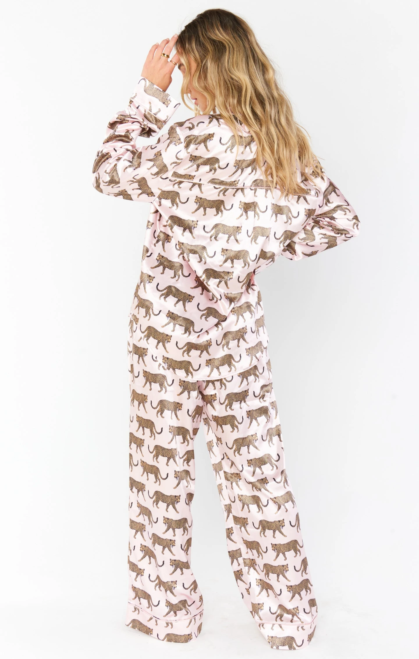 Show Me Your Mumu Classic PJ Set ~ Pink Catwalk Cheetah 6 Show Me Your Mumu Classic PJ Set ~ Pink Catwalk Cheetah - Image 4