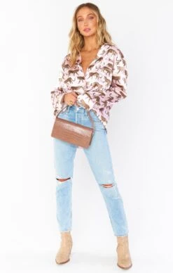 Show Me Your Mumu Classic PJ Set ~ Pink Catwalk Cheetah 12 Show Me Your Mumu Classic PJ Set ~ Pink Catwalk Cheetah -Show Me Your Mumu Sales MM0 4656 PC21 05