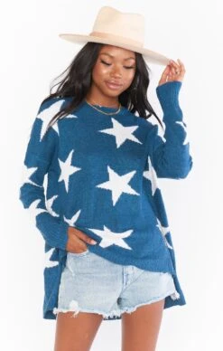 Show Me Your Mumu Bronson Sweater ~ Star Tossed Knit
