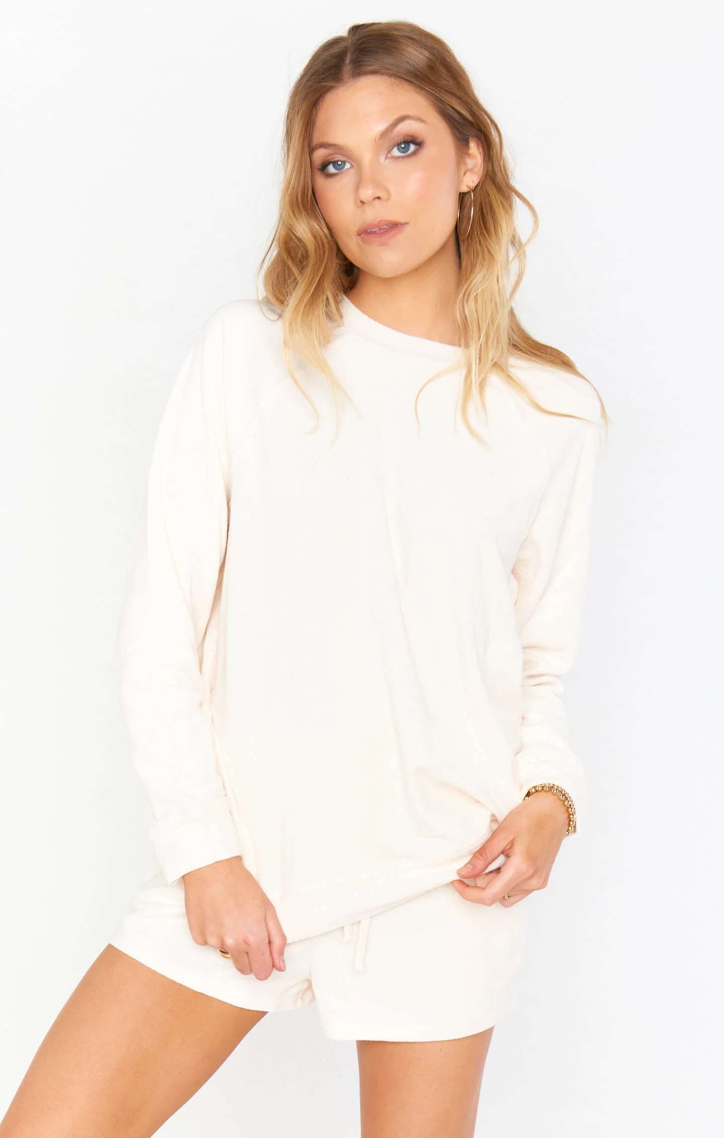 Show Me Your Mumu Sittin Around Set ~ Cream Terry 7 Show Me Your Mumu Sittin Around Set ~ Cream Terry - Image 5