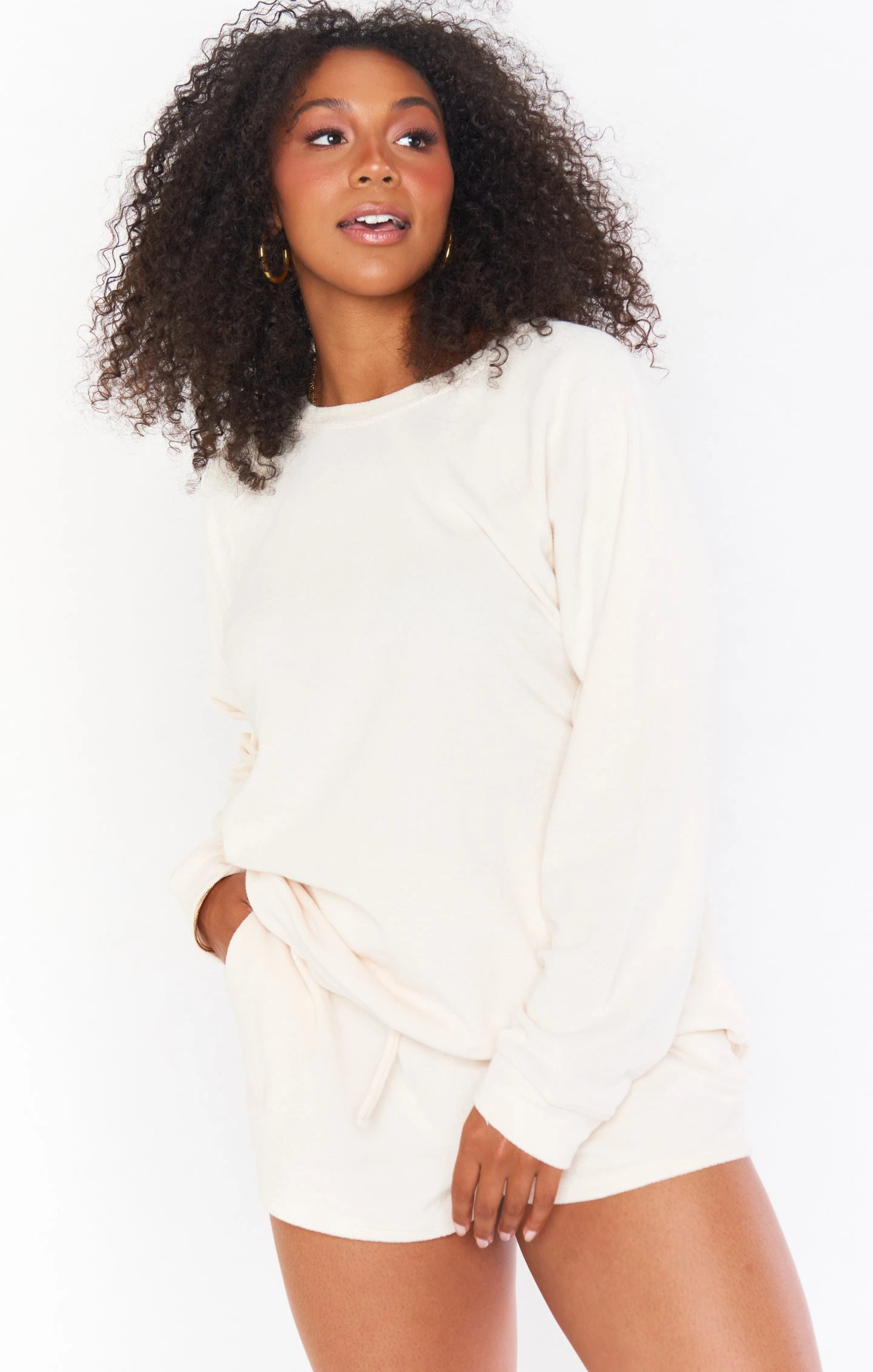 Show Me Your Mumu Sittin Around Set ~ Cream Terry 3 Show Me Your Mumu Sittin Around Set ~ Cream Terry