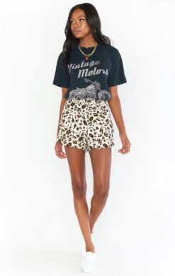 Show Me Your Mumu Disilvio Shorts ~ Oasis Cheetah -Show Me Your Mumu Sales MM1 4224 OC12 08