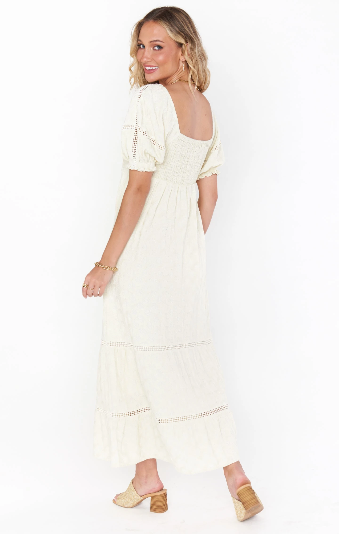 Show Me Your Mumu Zen Midi Dress ~ Midsummer Ivory 5 Show Me Your Mumu Zen Midi Dress ~ Midsummer Ivory - Image 3
