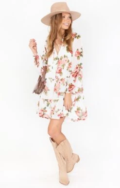 Show Me Your Mumu Birdie Mini Dress ~ Rosie Posie -Show Me Your Mumu Sales MM1 4633 RP03 01