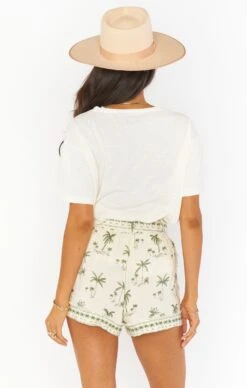 Show Me Your Mumu Disilvio Shorts ~ Ocean Drive Palm -Show Me Your Mumu Sales MM1 4645 OD19 08