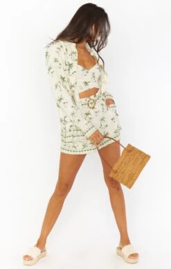 Show Me Your Mumu Disilvio Shorts ~ Ocean Drive Palm -Show Me Your Mumu Sales MM1 4645 OD19 10