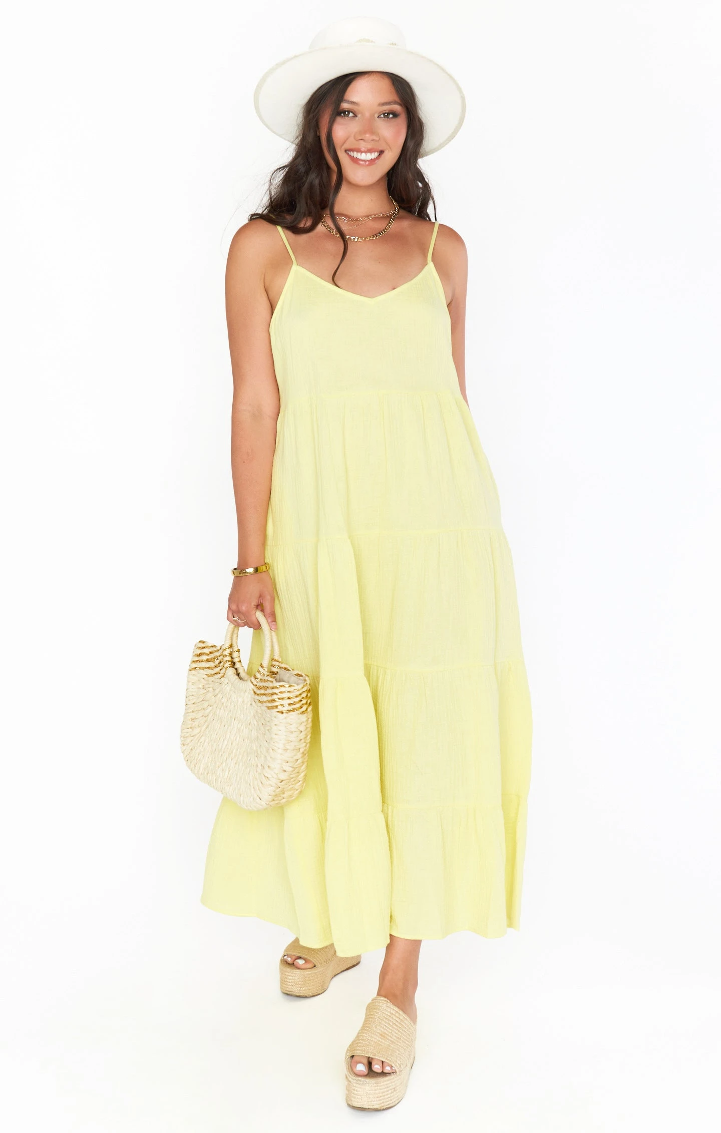 Show Me Your Mumu Caroline Maxi Dress ~ Lemon 9 Show Me Your Mumu Caroline Maxi Dress ~ Lemon - Image 7