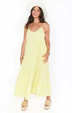 Show Me Your Mumu Caroline Maxi Dress ~ Lemon