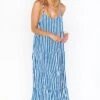 Show Me Your Mumu Caroline Maxi Dress ~ Ocean Stripe -Show Me Your Mumu Sales MM1 4669 DO93 01 1
