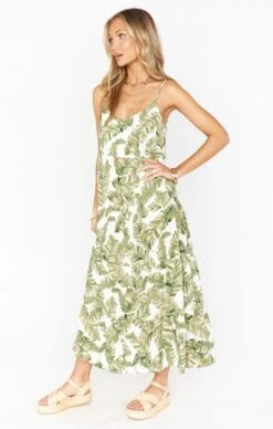 Show Me Your Mumu Caroline Maxi Dress ~ Green Majestic Palm -Show Me Your Mumu Sales MM1 4669 ZM04 01 2