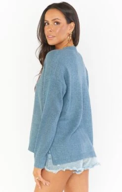 Show Me Your Mumu Atlas Sweater ~ Dusty Blue Knit -Show Me Your Mumu Sales MM1 4702 VB10 03 8b59ede3 9200 4268 837f ab9332dea060