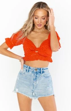 Show Me Your Mumu Coco Crop Top ~ Spacey Lacey Red 22 Show Me Your Mumu Coco Crop Top ~ Spacey Lacey Red -Show Me Your Mumu Sales MM1 4715 RO15 02 e6bf0921 cd88 406a bda4 32d9f2a9fee4