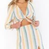 Show Me Your Mumu Tyra Mini Skirt ~ Sunset Stripe