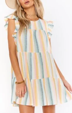 Show Me Your Mumu Daydream Mini Dress ~ Sunset Stripe -Show Me Your Mumu Sales MM1 4721 SU56 01 957eed6b 2c45 4f5a 9a16 15c1568a51d8