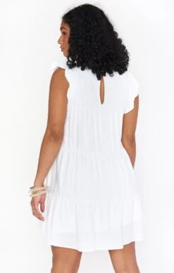 Show Me Your Mumu Daydream Mini Dress ~ White Linen -Show Me Your Mumu Sales MM1 4721 WH47 01