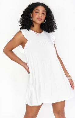 Show Me Your Mumu Sales 21 Show Me Your Mumu Daydream Mini Dress ~ White Linen