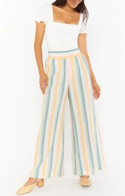 Show Me Your Mumu Julian Pants ~ Sunset Stripe