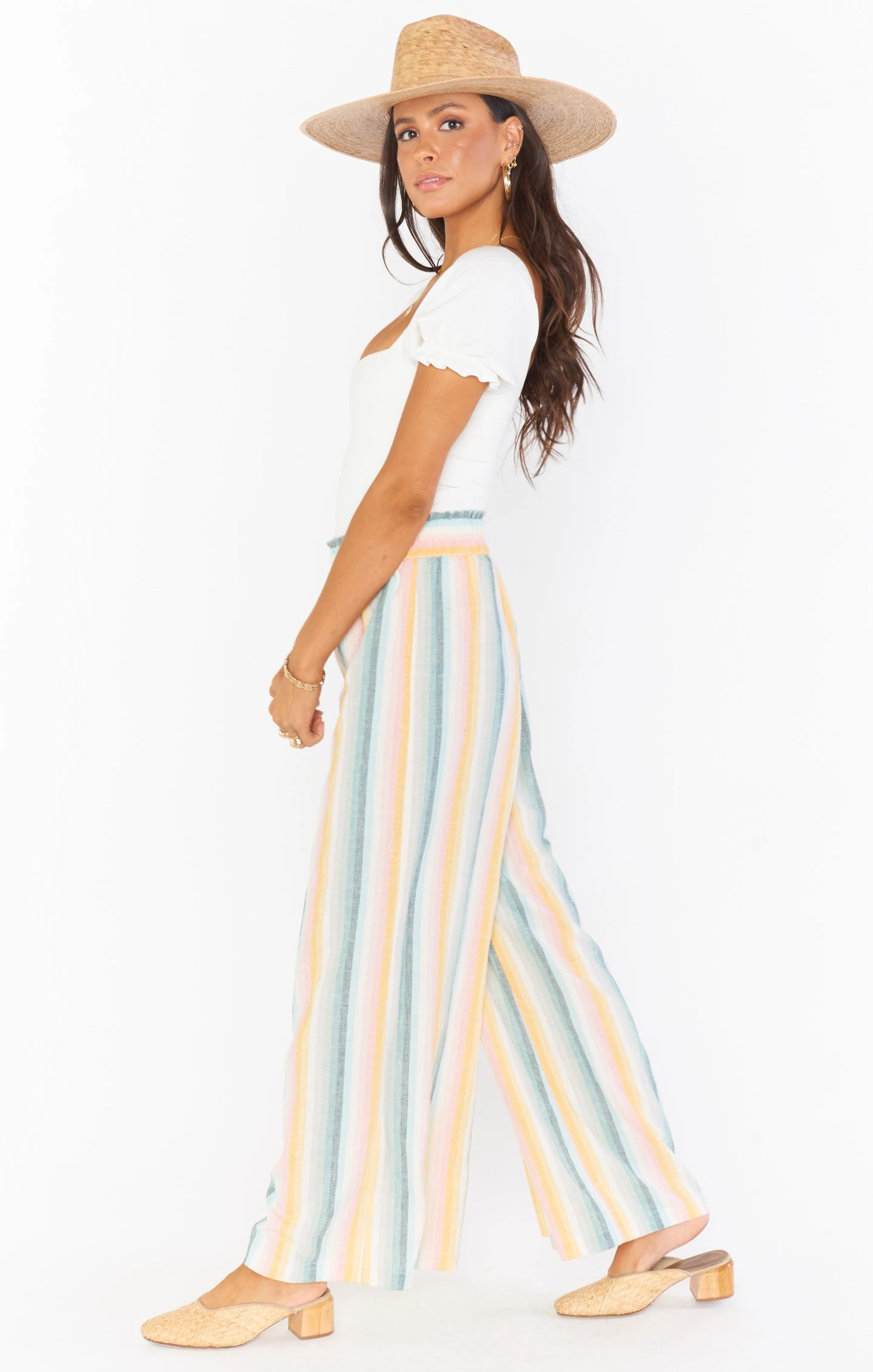Show Me Your Mumu Julian Pants ~ Sunset Stripe 4 Show Me Your Mumu Julian Pants ~ Sunset Stripe - Image 2