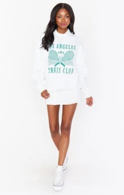 Show Me Your Mumu Stanley Sweatshirt ~ LA Tennis Club Graphic -Show Me Your Mumu Sales MM1 4725 TC06 01 5