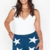 Show Me Your Mumu Boardwalk Shorts ~ Star Tossed Knit -Show Me Your Mumu Sales MM1 4726 ST07 01 1