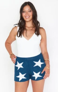 Show Me Your Mumu Boardwalk Shorts ~ Star Tossed Knit