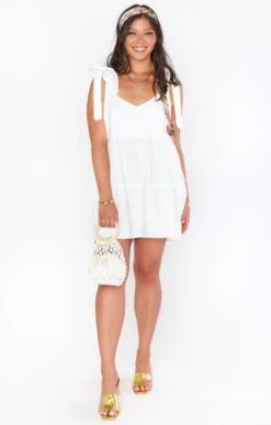 Show Me Your Mumu Emme Tie Dress ~ White Linen 13 Show Me Your Mumu Emme Tie Dress ~ White Linen -Show Me Your Mumu Sales MM1 4782 WH56 01