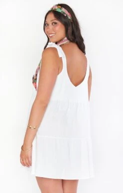 Show Me Your Mumu Emme Tie Dress ~ White Linen 12 Show Me Your Mumu Emme Tie Dress ~ White Linen -Show Me Your Mumu Sales MM1 4782 WH56 01 3