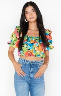 Show Me Your Mumu Jessie Top ~ Mimosa Blooms