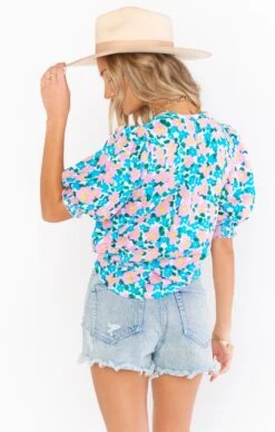 Show Me Your Mumu Leslie Top ~ Violets Garden -Show Me Your Mumu Sales MM1 4789 LM87 03
