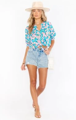 Show Me Your Mumu Leslie Top ~ Violets Garden -Show Me Your Mumu Sales MM1 4789 LM87 05