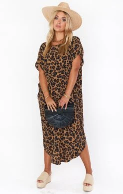 Show Me Your Mumu Worldly Caftan ~ Caramel Cheetah -Show Me Your Mumu Sales MM1 4798 QR04 01