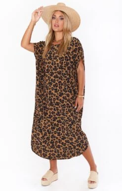 Show Me Your Mumu Worldly Caftan ~ Caramel Cheetah
