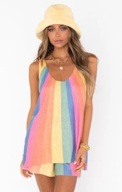 Show Me Your Mumu In The Groove Set ~ Bright Stripe Knit