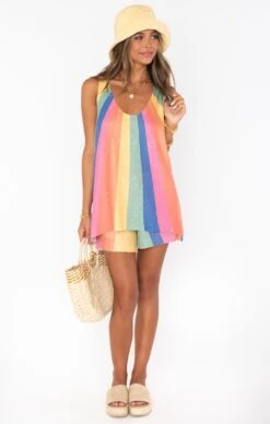 Show Me Your Mumu In The Groove Set ~ Bright Stripe Knit -Show Me Your Mumu Sales MM1 4838 RS31 01 3